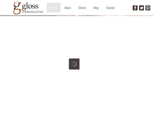 Tablet Screenshot of glosscommunications.co.uk